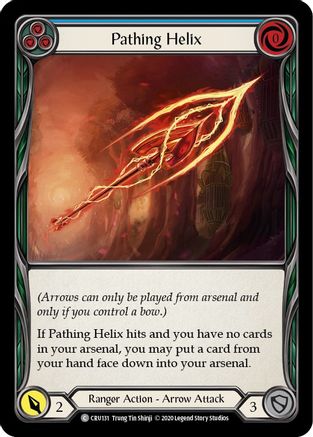 Pathing Helix (Blue) (CRU131) - Crucible of War Unlimited Edition