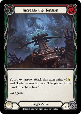 Increase the Tension (Red) (CRU135) - Crucible of War 1st Edition Rainbow Foil