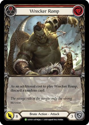 Wrecker Romp (Red) - LGS020 (LGS020) - Flesh and Blood: Promo Cards