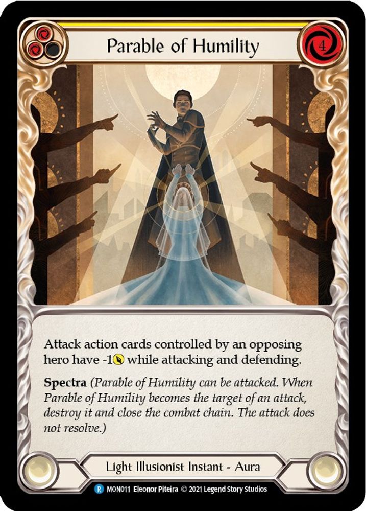 Parable of Humility (MON011) 1st Edition Rainbow Foil