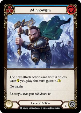 Minnowism (Blue) (MON298) - Monarch 1st Edition
