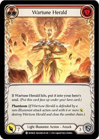 Wartune Herald (Red) Rainbow Foil 1st Ed