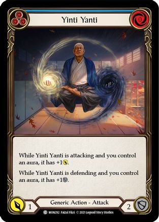 Yinti Yanti (Blue) (MON292) - Monarch Unlimited Edition Rainbow Foil