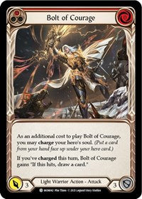 Bolt of Courage (Red) Rainbow Foil Unlim