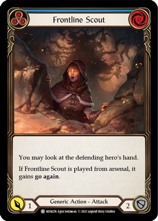 Frontline Scout (Blue) (MON274) - Monarch Unlimited Edition