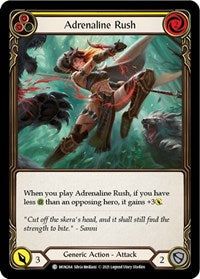 Adrenaline Rush (Yellow) Rainbow Foil Unlim