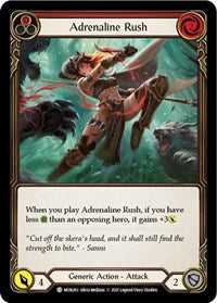 Adrenaline Rush (Red) Rainbow Foil Unlim