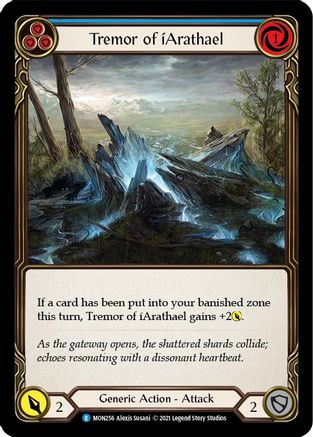 Tremor of iArathael (Blue) (MON256) - Monarch 1st Edition