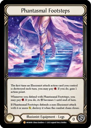 Phantasmal Footsteps (MON089) - Monarch Unlimited Edition Rainbow Foil