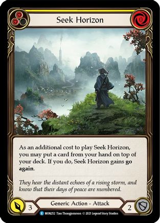 Seek Horizon (Yellow) (MON252) - Monarch 1st Edition