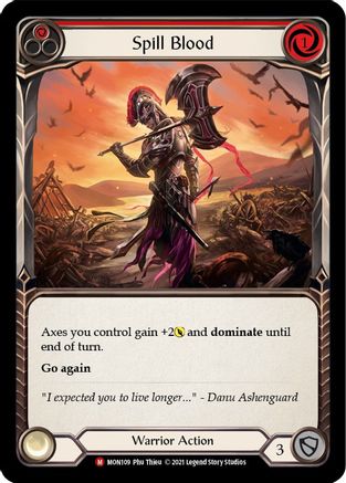 Spill Blood (MON109) - Monarch Unlimited Edition Rainbow Foil