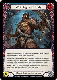 Writhing Beast Hulk (Blue) Rainbow Foil 1st Ed