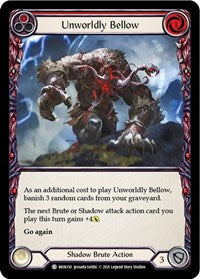 Unworldly Bellow (Red) Rainbow Foil Unlim