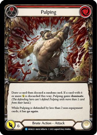 Pulping (Red) (MON223) - Monarch Unlimited Edition Rainbow Foil