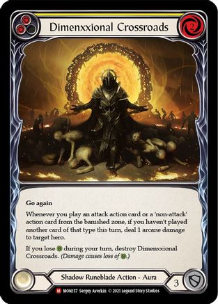 Dimenxxional Crossroads (MON157) - Monarch 1st Edition Rainbow Foil