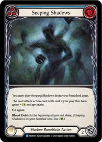 Seeping Shadows (Blue) Rainbow Foil Unlim