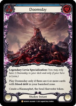 Doomsday (MON189) - Monarch 1st Edition Cold Foil