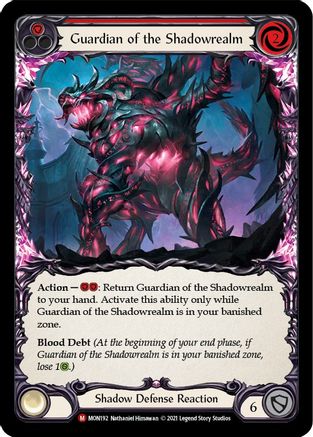 Guardian of the Shadowrealm (MON192) - Monarch 1st Edition