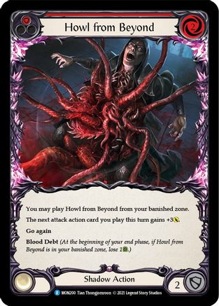 Howl from Beyond (Red) (MON200) - Monarch Unlimited Edition Rainbow Foil