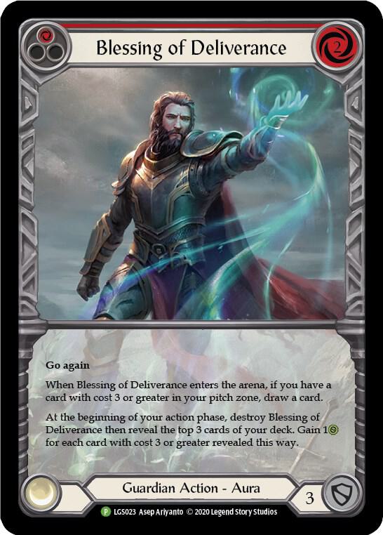 Blessing of Deliverance (Red) Rainbow Foil Promo