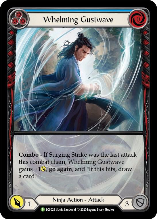 Whelming Gustwave (Blue) Rainbow Foil Promo