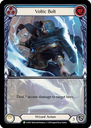 Voltic Bolt (Blue) - LGS043 (LGS043) - Flesh and Blood: Promo Cards Rainbow Foil