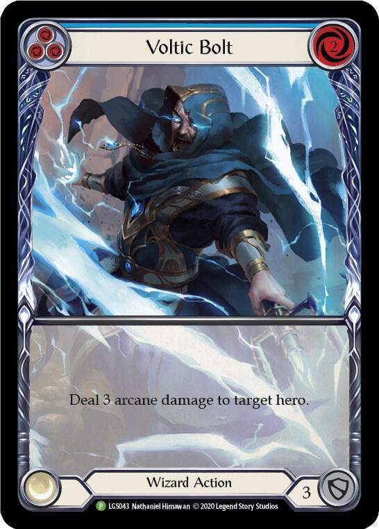 Voltic Bolt (Blue) Rainbow Foil Promo