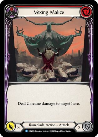 Vexing Malice (Red) (CHN026) - Blitz Deck: Monarch - Chane