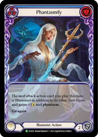 Phantasmify (Blue) (Extended Art) - LGS056 (LGS056) - Flesh and Blood: Promo Cards Rainbow Foil