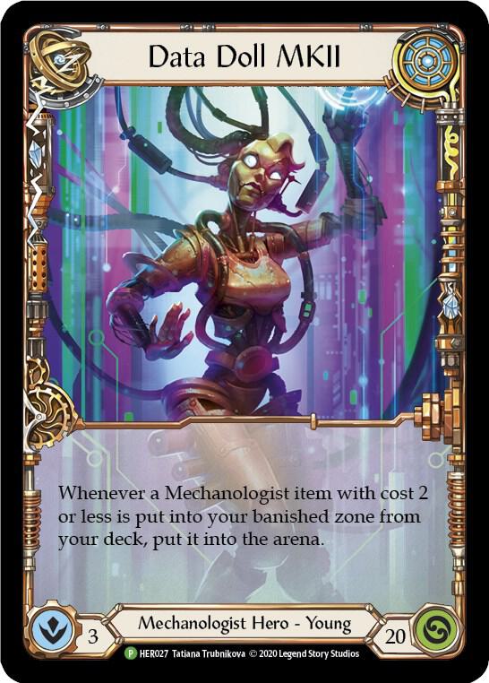 Data Doll MKII Cold Foil Promo
