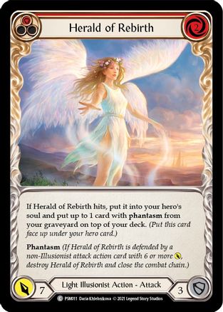 Herald of Rebirth (Red) (PSM011) - Blitz Deck: Monarch - Prism