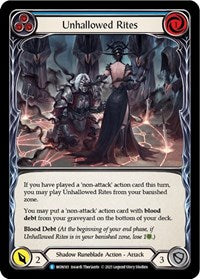 Unhallowed Rites (Blue) Unlim