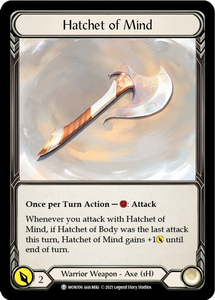 Hatchet of Mind // Spectral Shield (MON106) 1st Edition