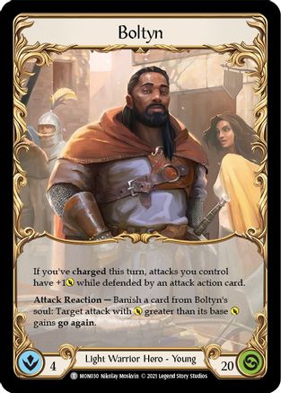 Boltyn // Ser Boltyn, Breaker of Dawn (MON030) - Monarch Unlimited Edition Rainbow Foil