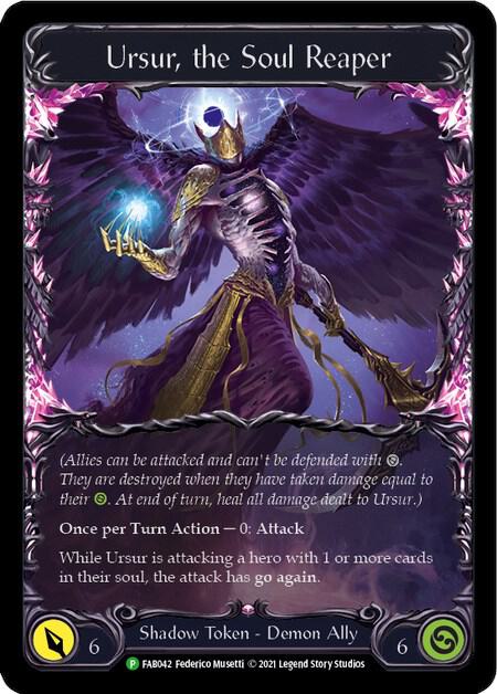 Ursur, the Soul Reaper Rainbow Foil Promo