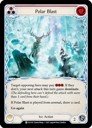 Polar Blast (Red) (ELE166) - Tales of Aria Unlimited Edition