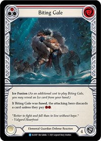 Biting Gale (Red) Rainbow Foil 1st Ed