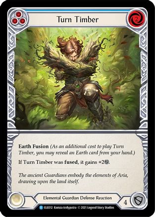 Turn Timber (Blue) (ELE012) 1st Edition