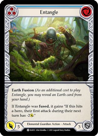 Entangle (Blue) (ELE015) - Tales of Aria 1st Edition Rainbow Foil