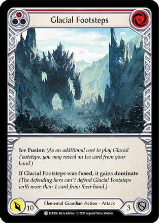 Glacial Footsteps (Red) (ELE016) - Tales of Aria 1st Edition