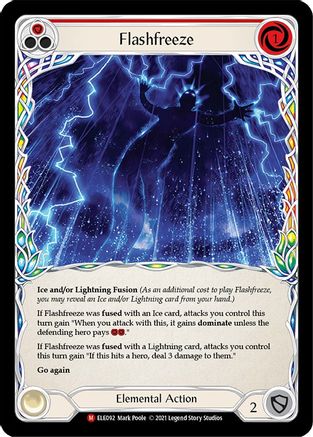 Flashfreeze (ELE092) - Tales of Aria 1st Edition