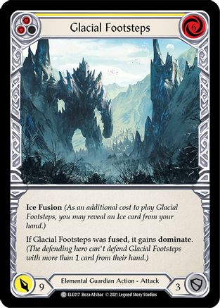Glacial Footsteps (Yellow) (ELE017) - Tales of Aria Unlimited Edition