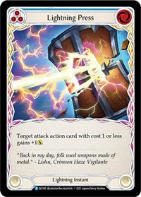Lightning Press (Blue) Rainbow Foil 1st Ed