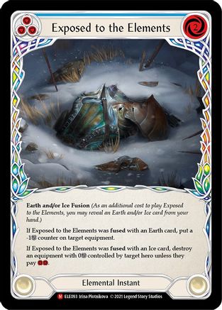 Exposed to the Elements (ELE093) - Tales of Aria Unlimited Edition Rainbow Foil