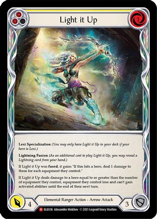 Light it Up (ELE036) - Tales of Aria 1st Edition