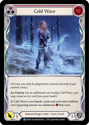 Cold Wave (Red) (ELE038) - Tales of Aria 1st Edition