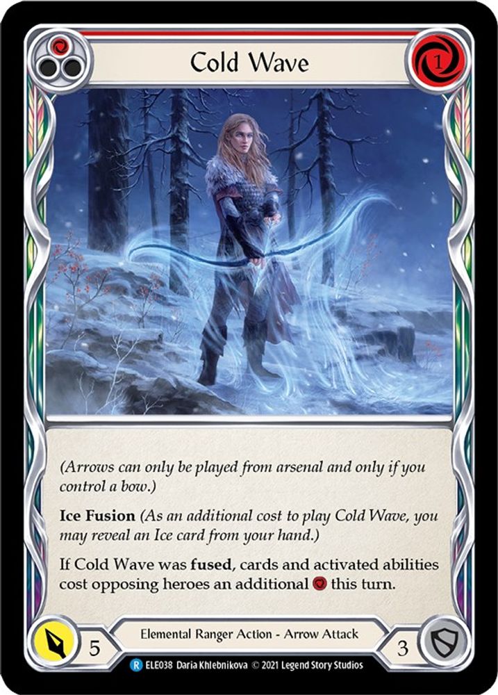 Cold Wave (Red) (ELE038) Unlimited Edition