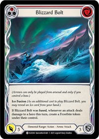 Blizzard Bolt (Red) Rainbow Foil 1st Ed