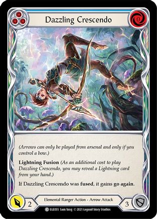 Dazzling Crescendo (Blue) (ELE055) - Tales of Aria 1st Edition