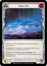 Flake Out (Red) Rainbow Foil 1st Ed